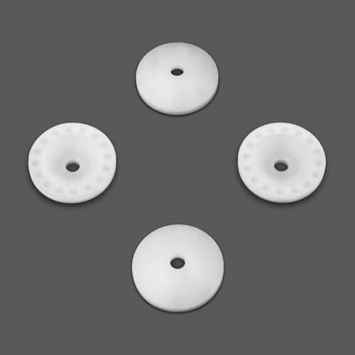 Tekno Shock Piston Blank (CNC, conical, 16 dimples, 16mm) - TKR6065