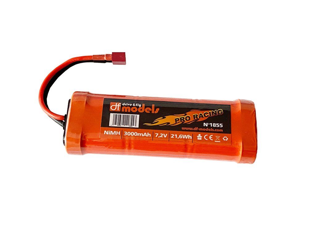 DF-Models Racing Pack NiMh 7.2V 3000mAh T-Plug - 1855