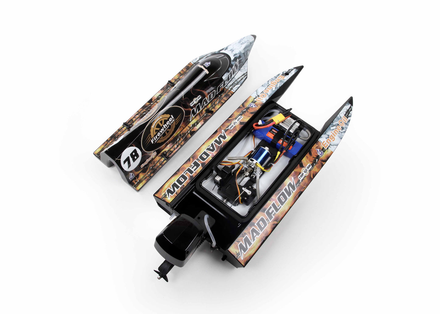 Bateau Joysway Mad Flow V3 Brushless F1 Électrique ABS 590mm 2.4G RTR