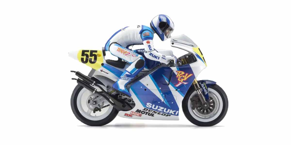 Kyosho Moto Hanging On Racer SRT Suzuki RGV 1992 1:8 Kit