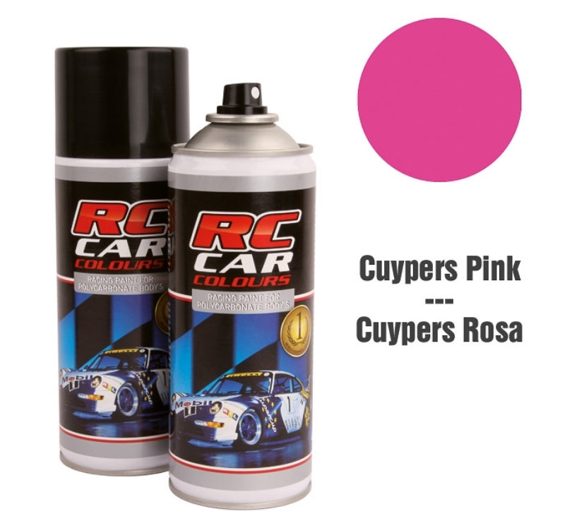RC Car Colours FLUO PINK 009 Lexan Colour Spray 150ml - PRC01009 - RCXX - rc racing for professionals