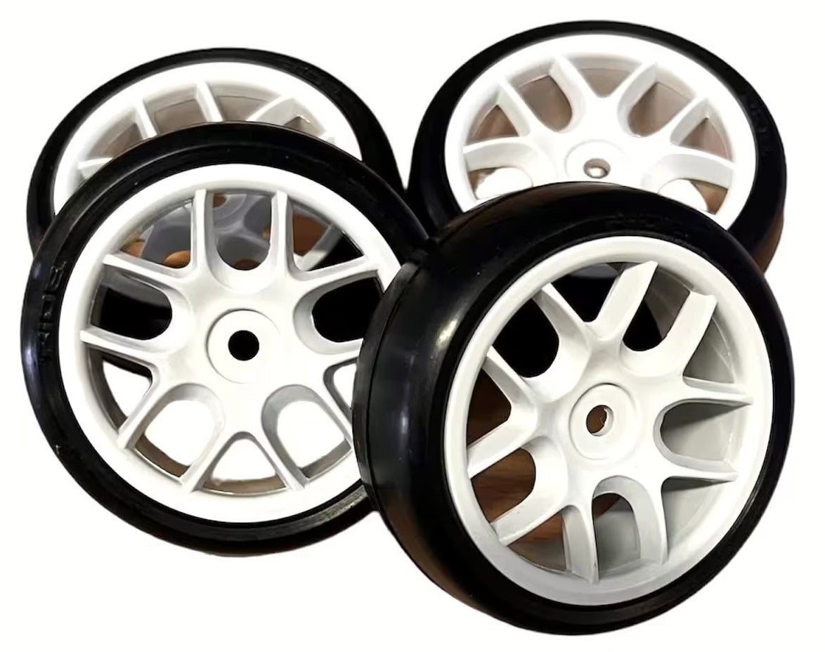 Ride TR09 Slick Reifen (Belted) 10-Speichen Felge, Komplettrad verklebt (4) - RI-36086 - RCXX - RC Racing Shop | RC Models | Tuning & Spare Parts for Professionals