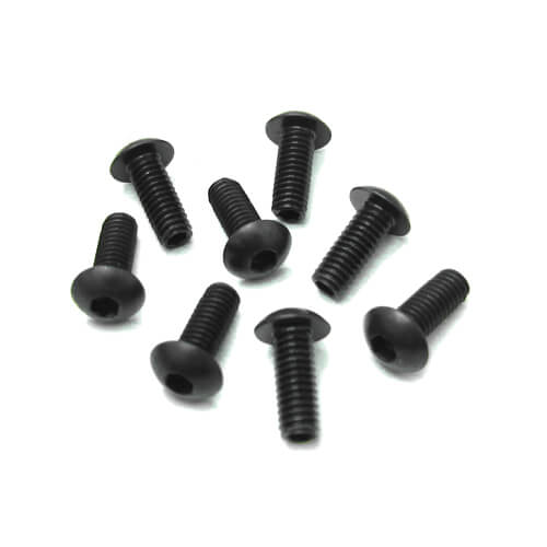 Tekno Droop Adjustment Screws (M4x10mm, 8pcs) - TKR1238
