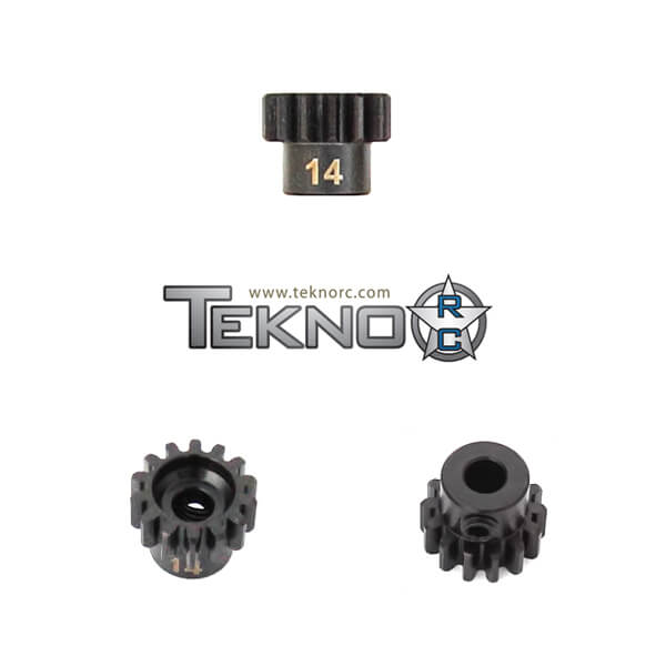 Tekno M5 Pinion Gear (14t, MOD1, 5mm bore, M5 set screw) - TKR4174