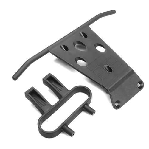 Tekno Front Bumper Set (SCT410, revised w/ skid) - TKR5518C