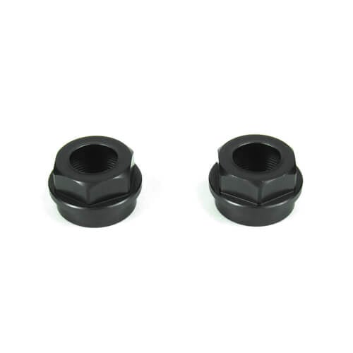 Tekno Shock Cartridge Caps (aluminum, gun metal ano, 2pcs, EB48) - TKR6015