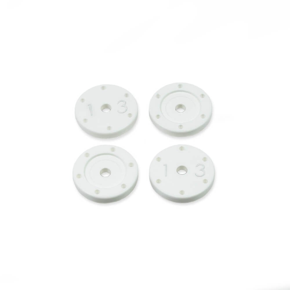 Tekno Shock Piston Set (flat/flat, all 16mm shocks, 6x1.3, 4pcs) - TKR6137