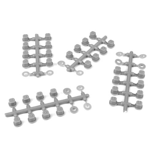 Tekno Hinge Pin Inserts, Wheelbase Shims (requires TKR6523HD pins, EB/ET410) - TKR6544B