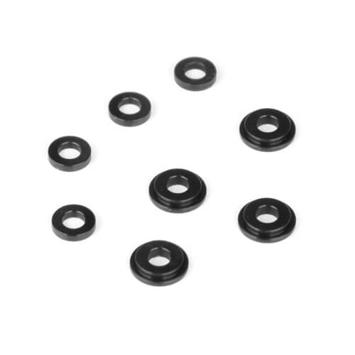 Tekno Shock Cartridge Guide Set (CNC, Delrin, 8pcs, EB410/ET410) - TKR6708