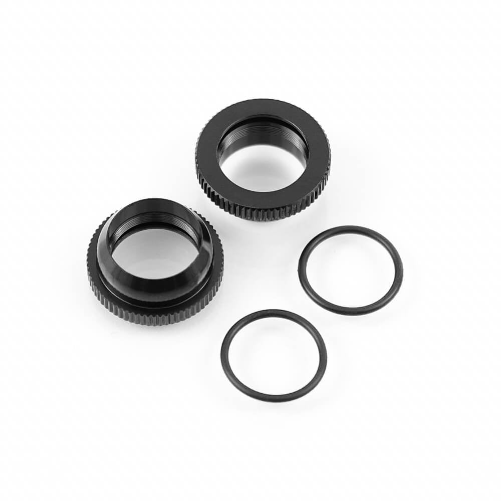 Tekno Shock Adjustment Collars (aluminum, for 13mm body, 16mm spring, 2pcs) - TKR6754