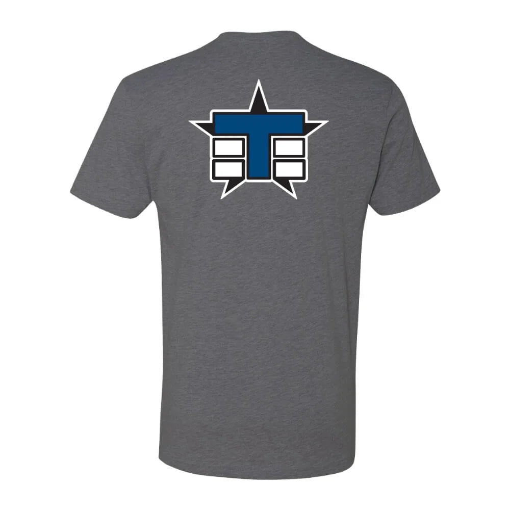 Tekno RC T-Shirt (Classic T Logo, heavy metal heather)