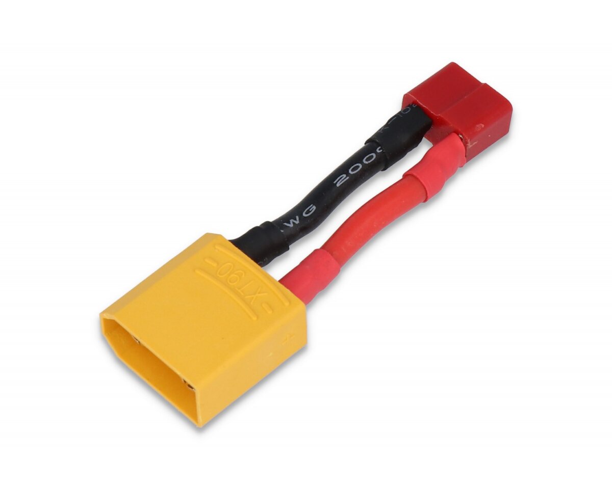 Absima Ladekabel/Adapter - T-Plug (F) - XT90 (M) - 50mm - RCXX - RC Racing Shop | RC Models | Tuning & Spare Parts for Professionals