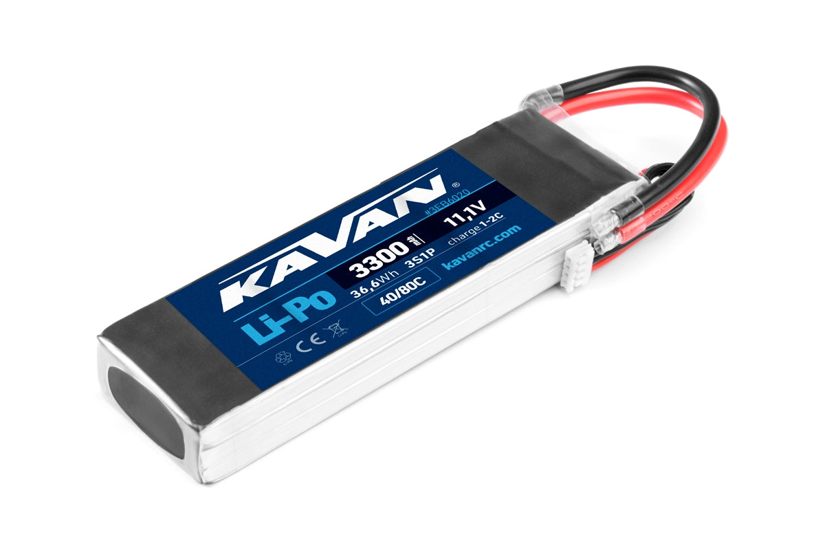 KAVAN Li-Po 3300mAh/11,1V 40/80C 36,6Wh (1) - RCXX - RC Racing Shop | RC Models | Tuning & Spare Parts for Professionals