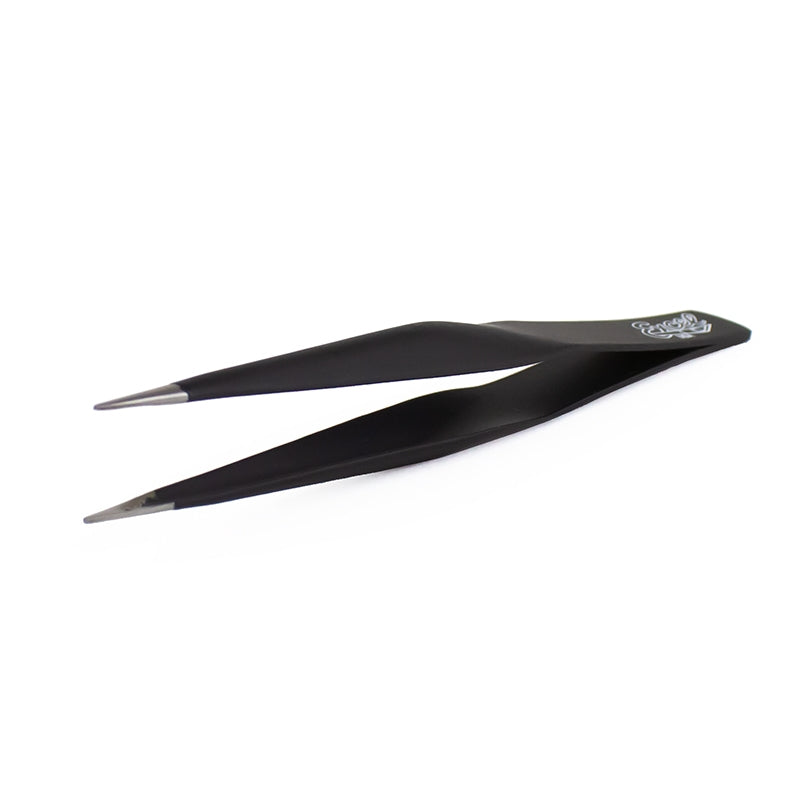 Straight tweezers - Black