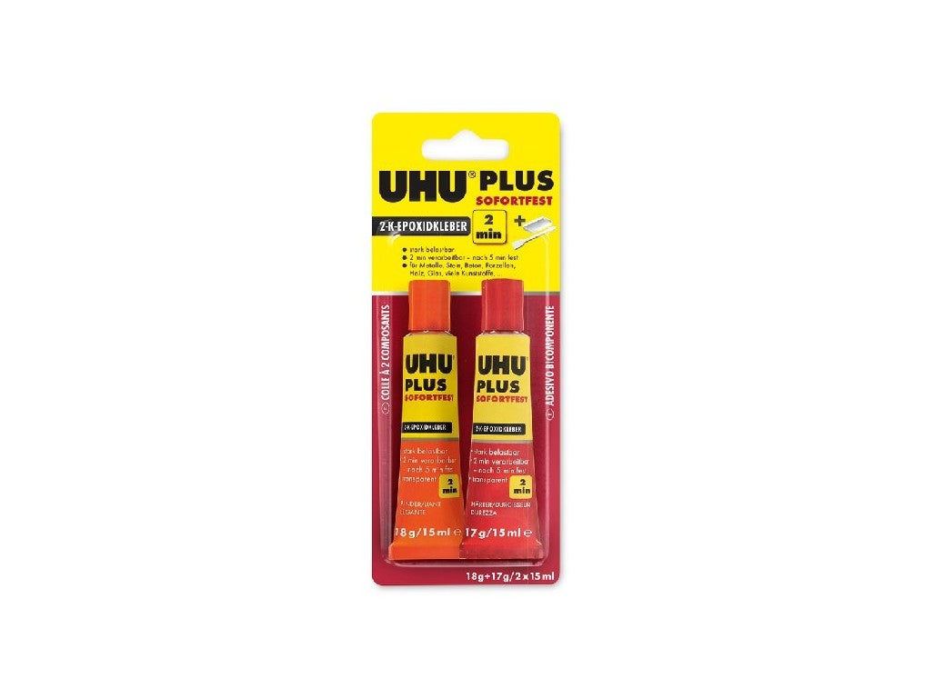 UHU PLUS époxy à prise instantanée 2 min 30 ml/35 g