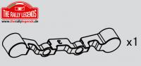 Rally Legends Aluminium Rear Pivot Block 3 degrees - RCXX - RC Racing Shop | RC Models | Tuning & Spare Parts for Professionals