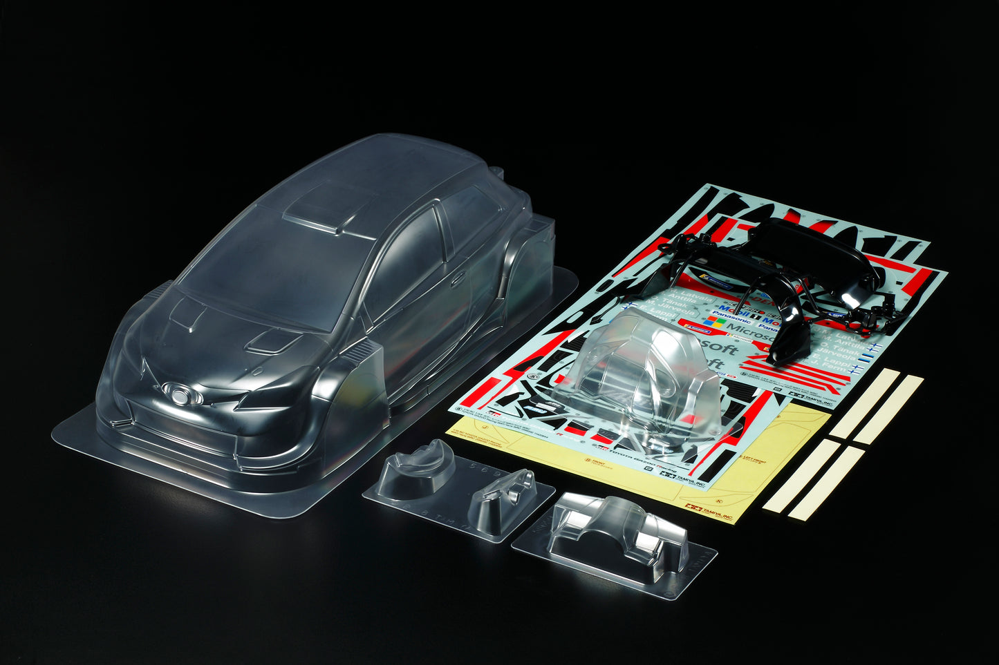 Tamiya Toyota Gazoo Yaris WRC Body Parts Set - RCXX - RC Racing Shop | RC Models | Tuning & Spare Parts for Professionals