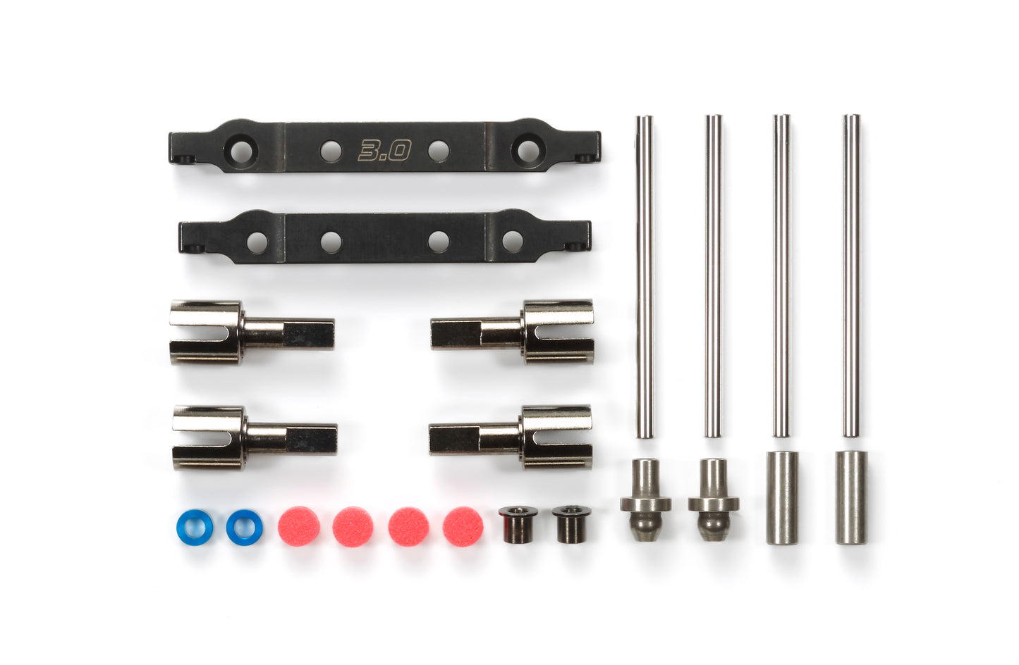 Tamiya TT-02S Steel Suspension Mount Set - 54634 - RCXX - RC Racing Shop | RC Models | Tuning & Spare Parts for Professionals