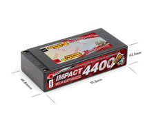 MUCHMORE IMPACT Silicon Graphene LCG Max-Punch FD4 4400mAh/7.4V 130C Shorty Flat Hard Case (1) MLSG-STLCGMP4400 - RCXX - rc racing for professionals