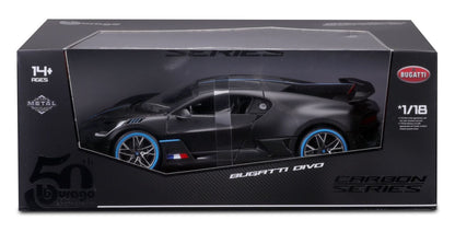 Bugatti Divo 1/18 schwarz/carbon - RCXX - RC Racing Shop | RC Models | Tuning & Spare Parts for Professionals
