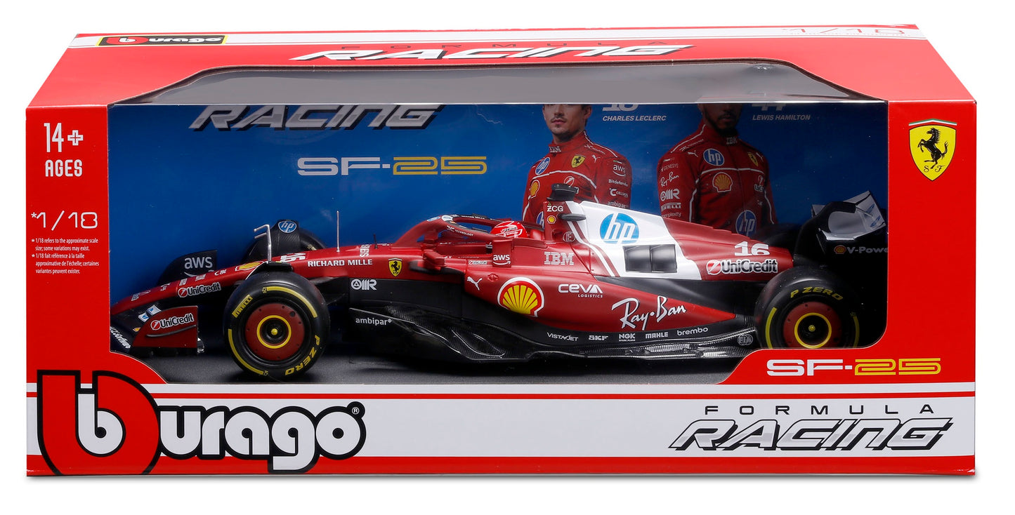 Ferrari F1 SF-25 1/18 Leclerc 2025