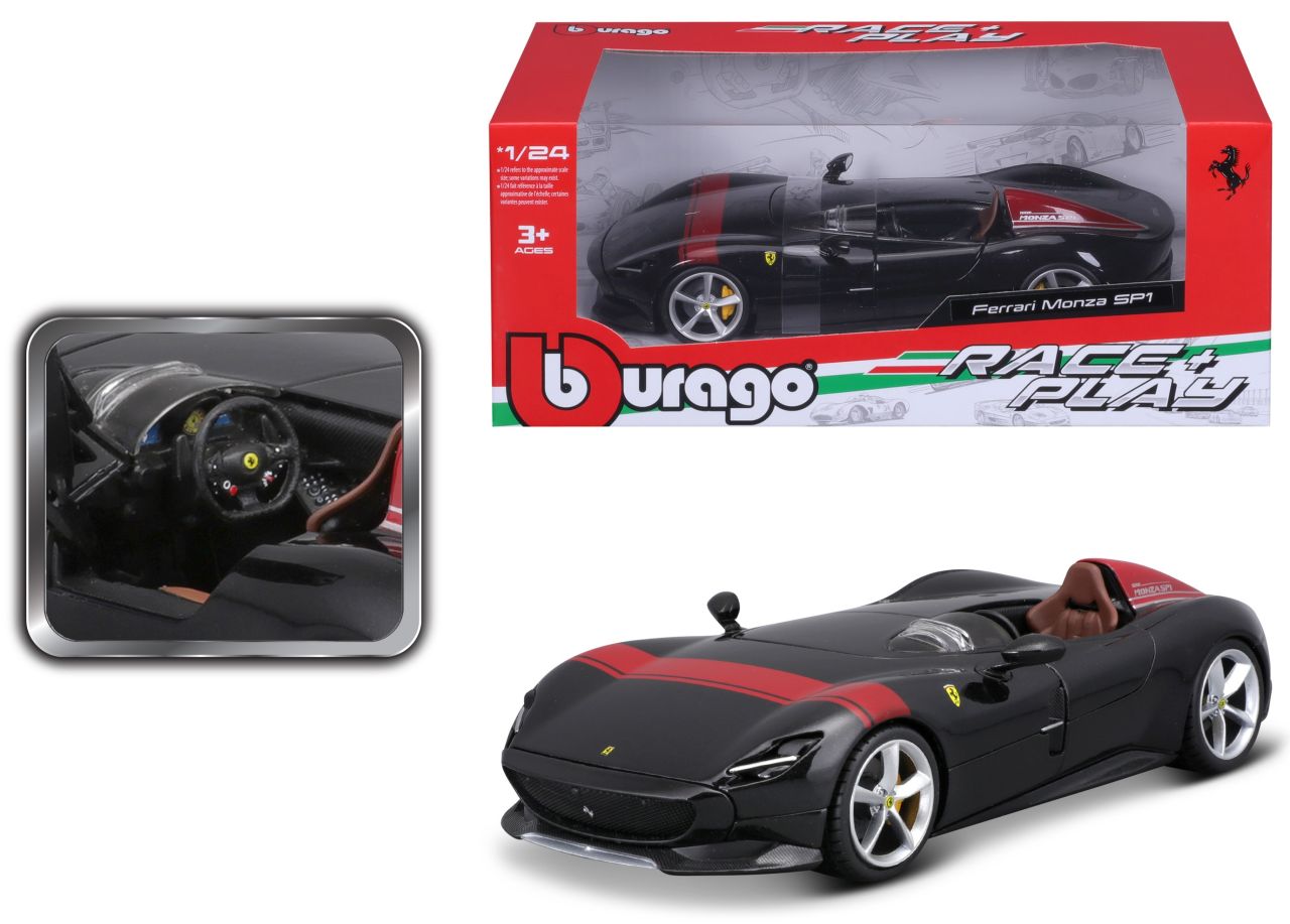 Ferrari Monza SP1 1/24 schwarz - RCXX - RC Racing Shop | RC Models | Tuning & Spare Parts for Professionals
