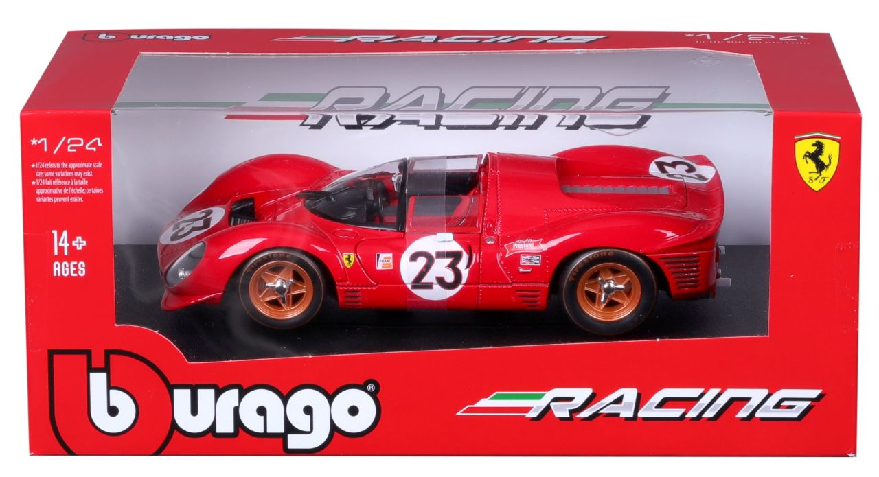 Ferrari Racing 330 P4 Daytona 1/24 rot - RCXX - RC Racing Shop | RC Models | Tuning & Spare Parts for Professionals