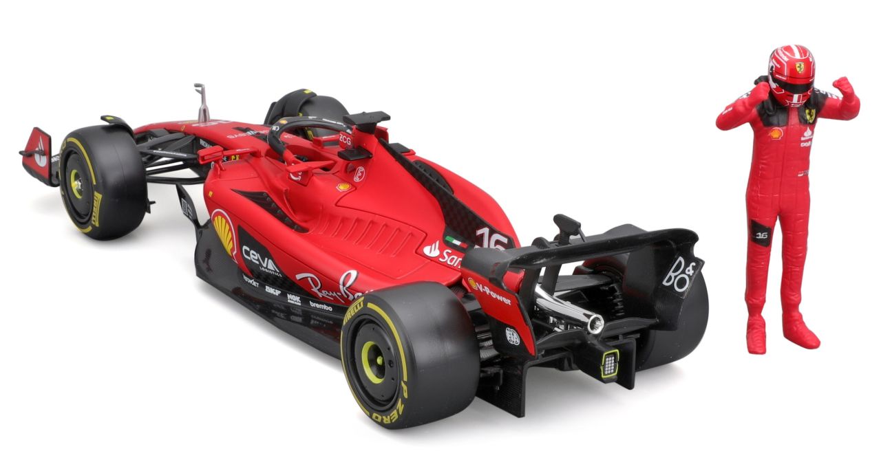 Ferrari F1 SF-23 mit Figur 1/24 Leclerc - RCXX - RC Racing Shop | RC Models | Tuning & Spare Parts for Professionals