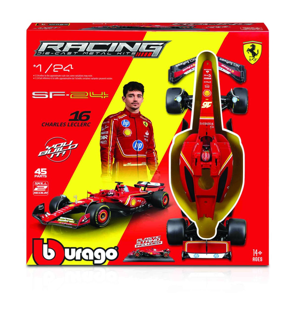Ferrari F1 SF-24 1/24 Kit Leclerc 2024 - RCXX - RC Racing Shop | RC Models | Tuning & Spare Parts for Professionals