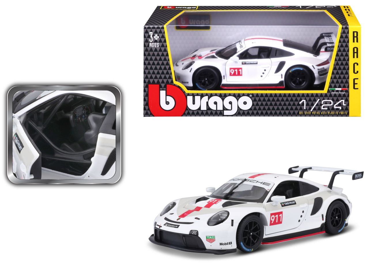 Race 1/24 Porsche 911 RSR GT weiss - RCXX - RC Racing Shop | RC Models | Tuning & Spare Parts for Professionals