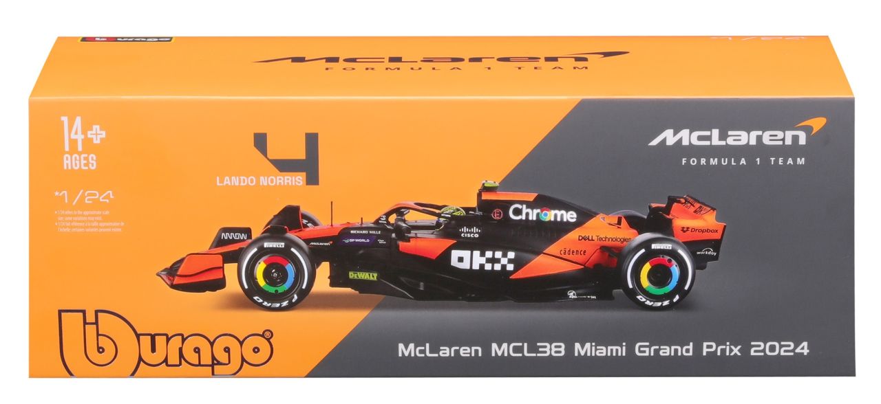 McLaren F1 Team MCL38 1/24 Norris 2024 - RCXX - RC Racing Shop | RC Models | Tuning & Spare Parts for Professionals