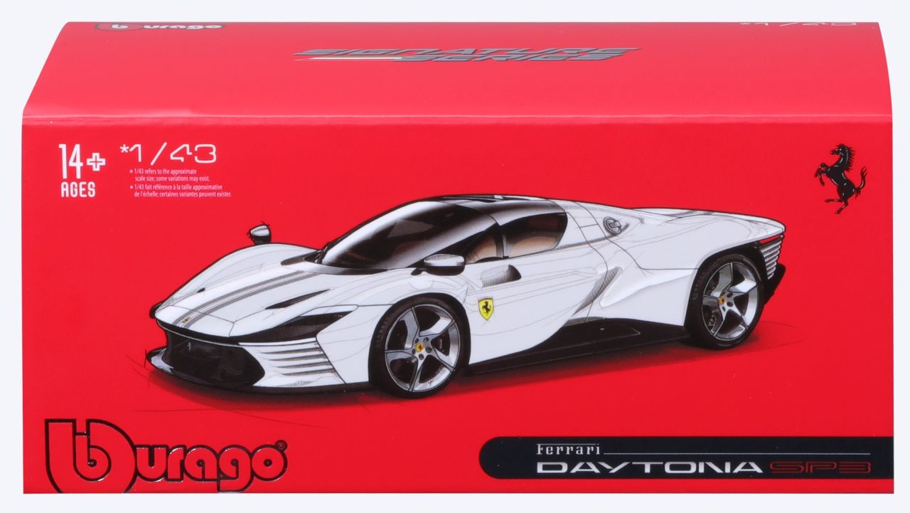 Ferrari Daytona SP3 1/43 weiss - RCXX - RC Racing Shop | RC Models | Tuning & Spare Parts for Professionals