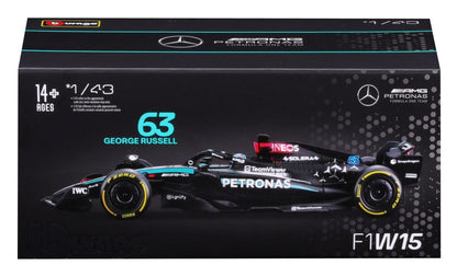 Mercedes-AMG F1 W15 1/43 Russell 2024 - RCXX - RC Racing Shop | RC Models | Tuning & Spare Parts for Professionals