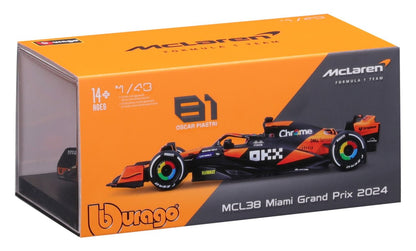 McLaren F1 MCL38 1/43 Piastri 2024 - RCXX - RC Racing Shop | RC Models | Tuning & Spare Parts for Professionals
