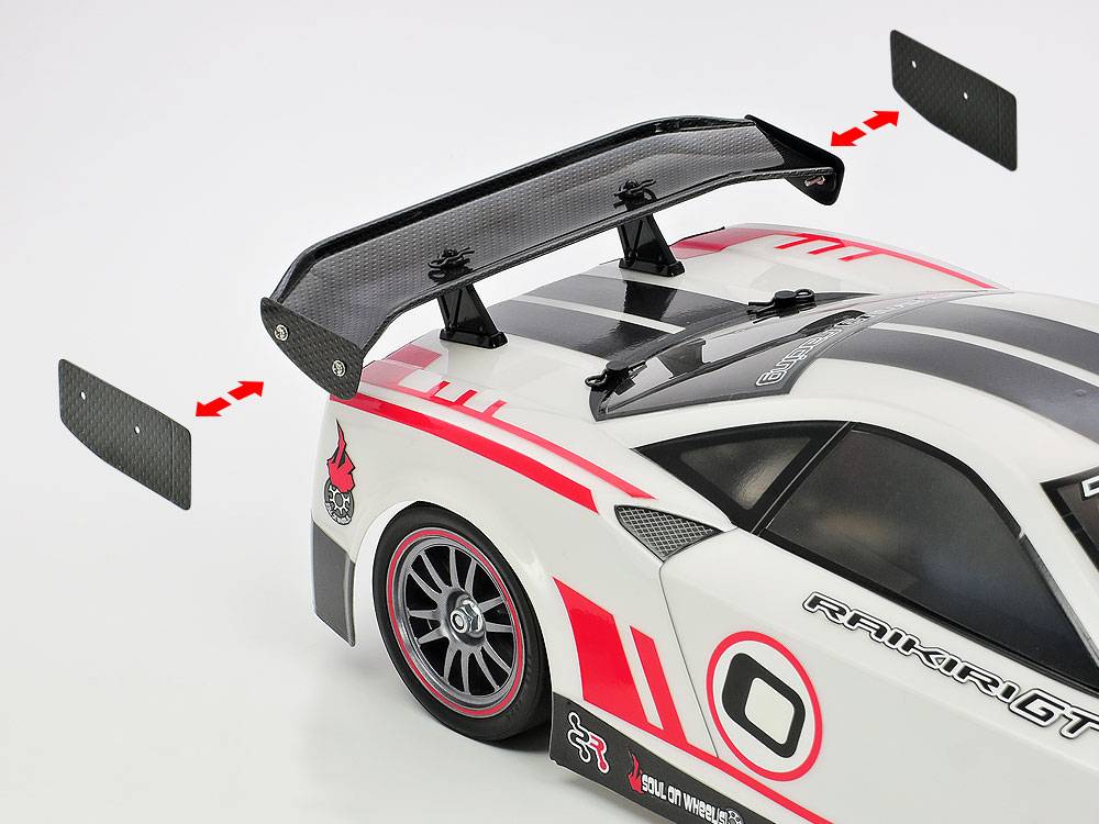 Tamiya Racing Wing Set 3 (Motif carbone) - 22015