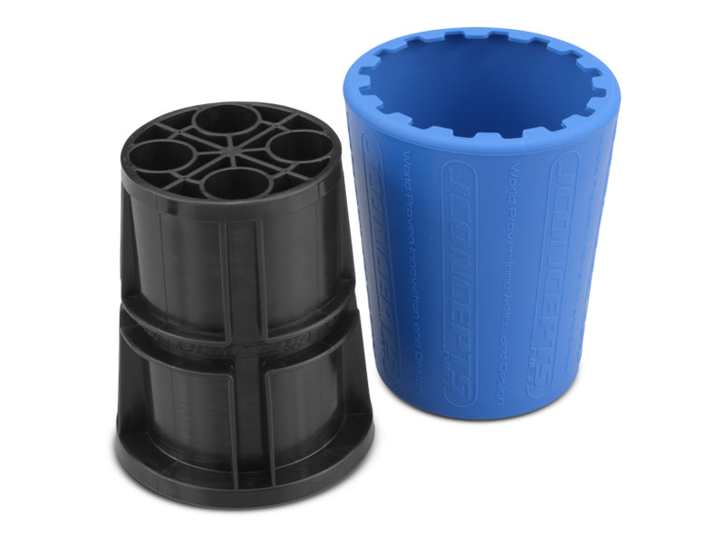 Jconcepts EXO 1/10 Shock Stand + Cup - Black/Blue - RCXX - RC Racing Shop | RC Models | Tuning & Spare Parts for Professionals