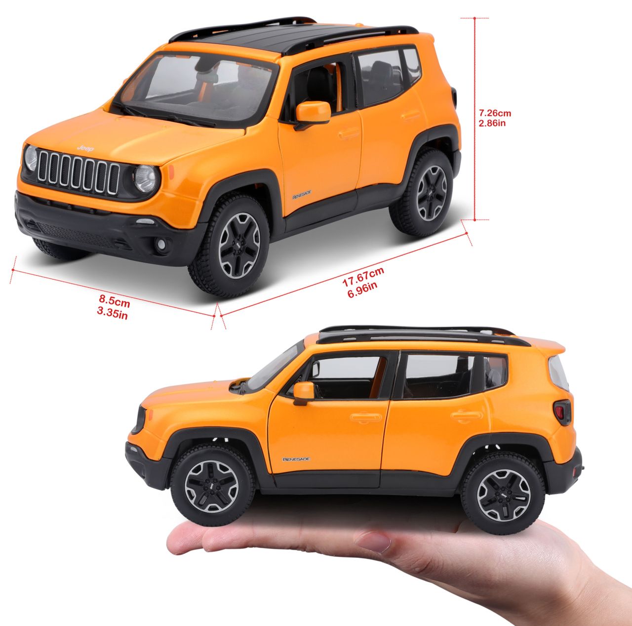 Jeep Renegade orange 1/24 - RCXX - RC Racing Shop | RC Models | Tuning & Spare Parts for Professionals