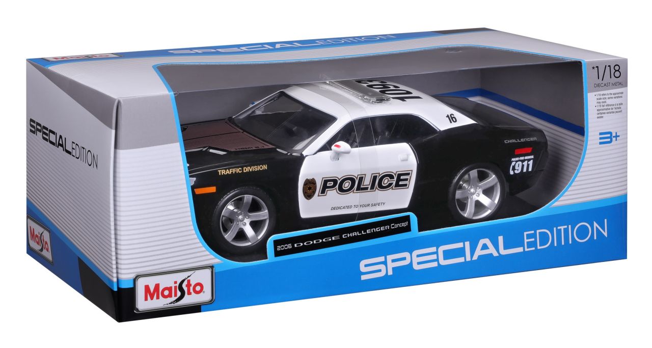 Dodge Challenger Concept Police 2006 1/18 - RCXX - RC Racing Shop | RC Models | Tuning & Spare Parts for Professionals