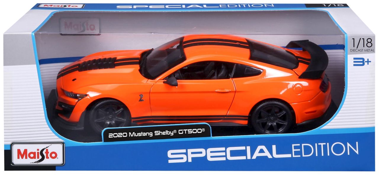 Ford Mustang Shelby GT500 2020 1/18 orange - RCXX - RC Racing Shop | RC Models | Tuning & Spare Parts for Professionals