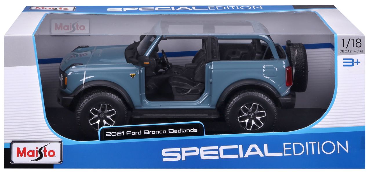 Ford Bronco Badlands 2021 1/18 blau - RCXX - RC Racing Shop | RC Models | Tuning & Spare Parts for Professionals