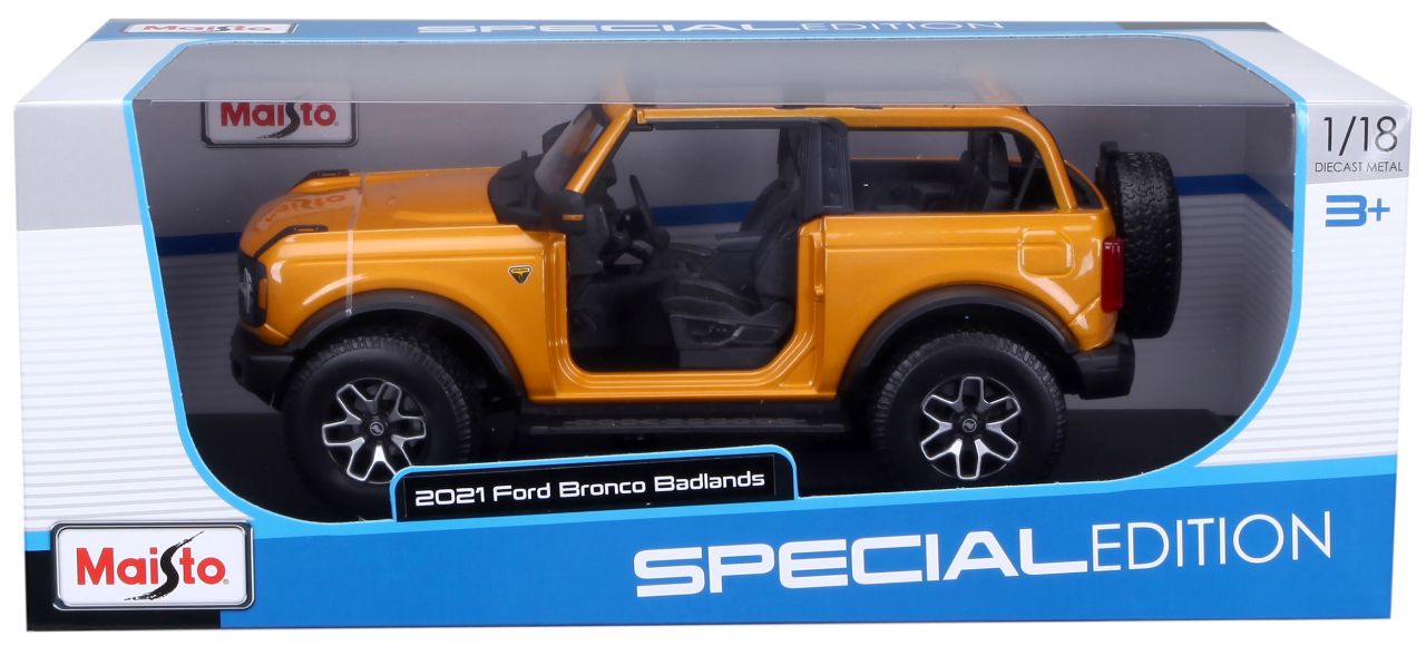 Ford Bronco Badlands 2021 1/18 orange - RCXX - RC Racing Shop | RC Models | Tuning & Spare Parts for Professionals