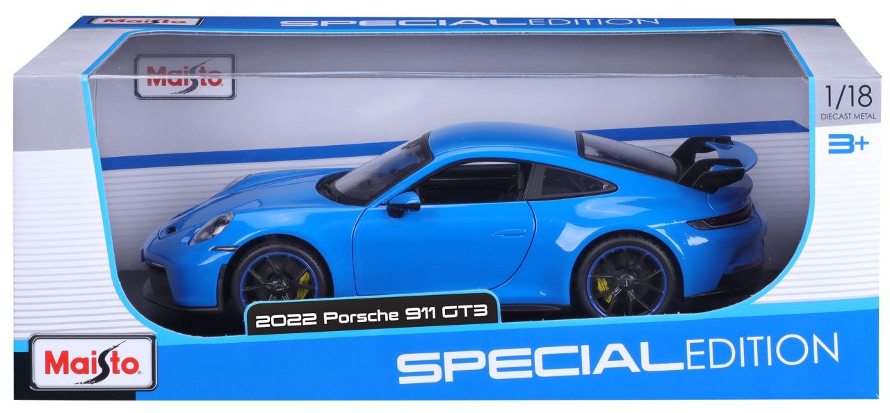 Porsche 911 GT3 2022 1/18 blau - RCXX - RC Racing Shop | RC Models | Tuning & Spare Parts for Professionals