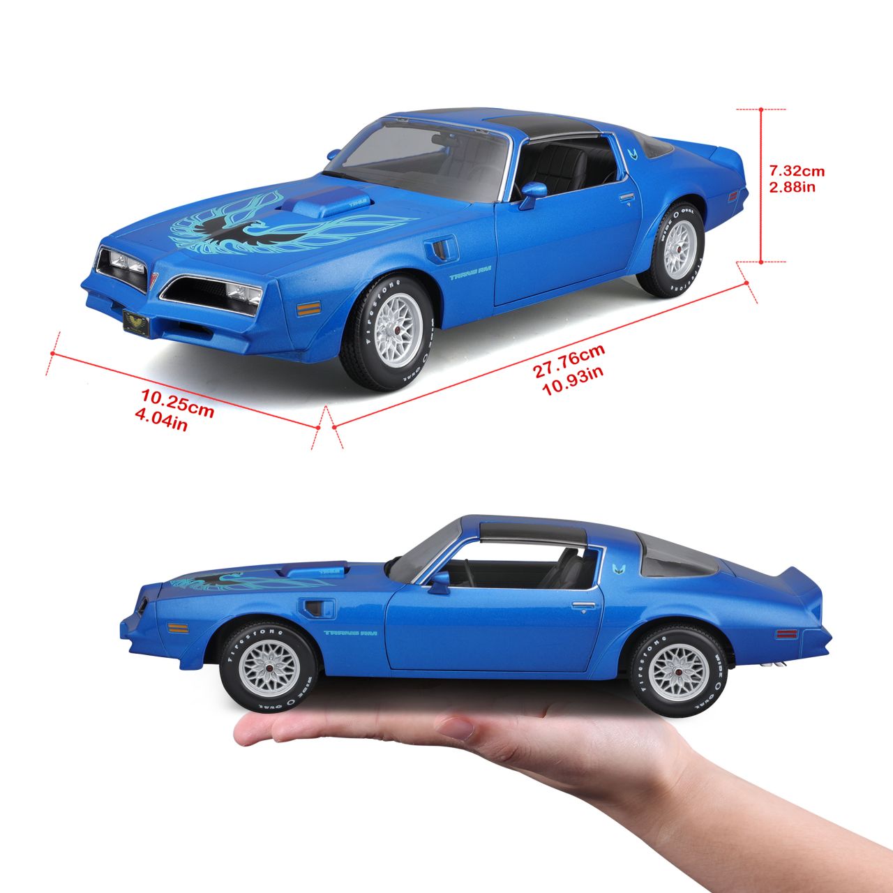 Pontiac Firebird Trans Am 1978 1/18 blau - RCXX - RC Racing Shop | RC Models | Tuning & Spare Parts for Professionals