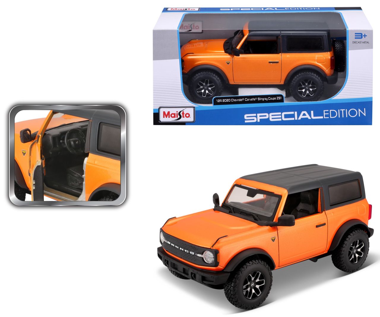 Ford Bronco Badlands 2021 1/24 orange - RCXX - RC Racing Shop | RC Models | Tuning & Spare Parts for Professionals