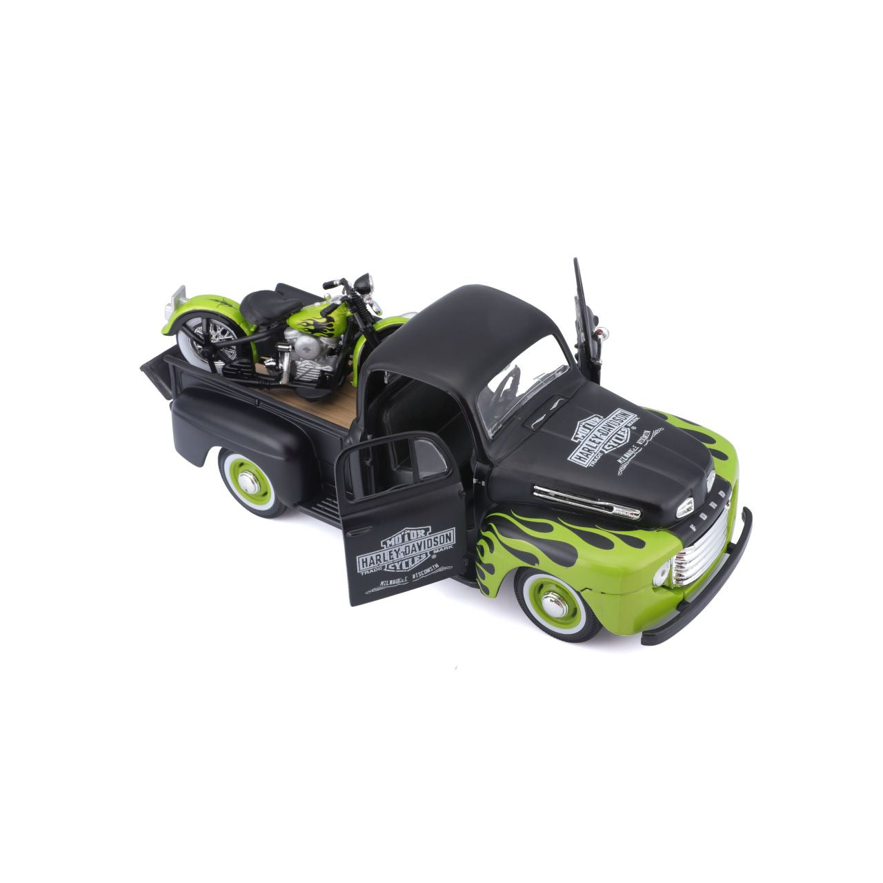 Ford F-1 Pick-Up 1948 Harley Davidson 1/24 schwarz - RCXX - RC Racing Shop | RC Models | Tuning & Spare Parts for Professionals