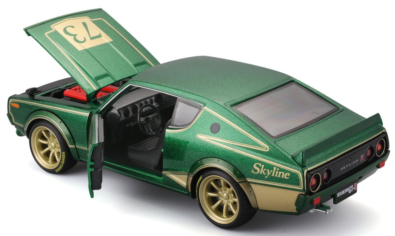 Nissan Skyline 2000GT-R 1973 1/24 grün - RCXX - RC Racing Shop | RC Models | Tuning & Spare Parts for Professionals