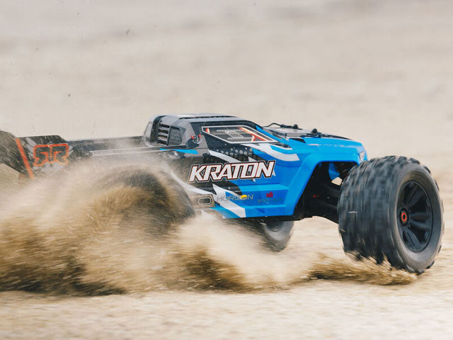 Arrma Kraton 6S V5 BLX 1:8 4WD RTR (Blue) - RCXX - RC Racing Shop | RC Models | Tuning & Spare Parts for Professionals