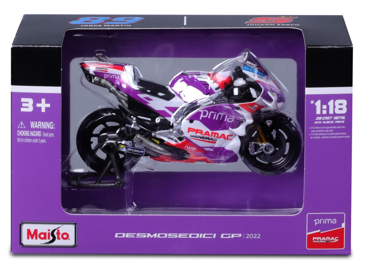 MotoGP 1/18 Ducati Pramac #5 Zarco 2022 - RCXX - RC Racing Shop | RC Models | Tuning & Spare Parts for Professionals
