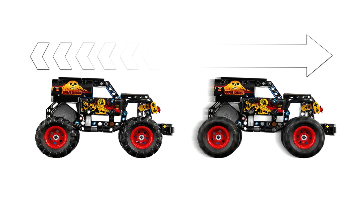 LEGO Technic Monster Jam - Grave Digger Fire and Ice - 42219