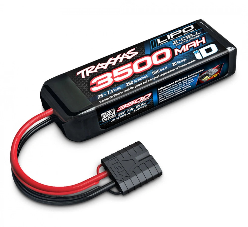 Traxxas LiPo Akku 2S 7.4V 3500mAh – 25C mit iD®-Anschluss - 2825X - RCXX - RC Racing Shop | RC Models | Tuning & Spare Parts for Professionals